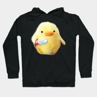 Smol But Dedly Duck Hoodie